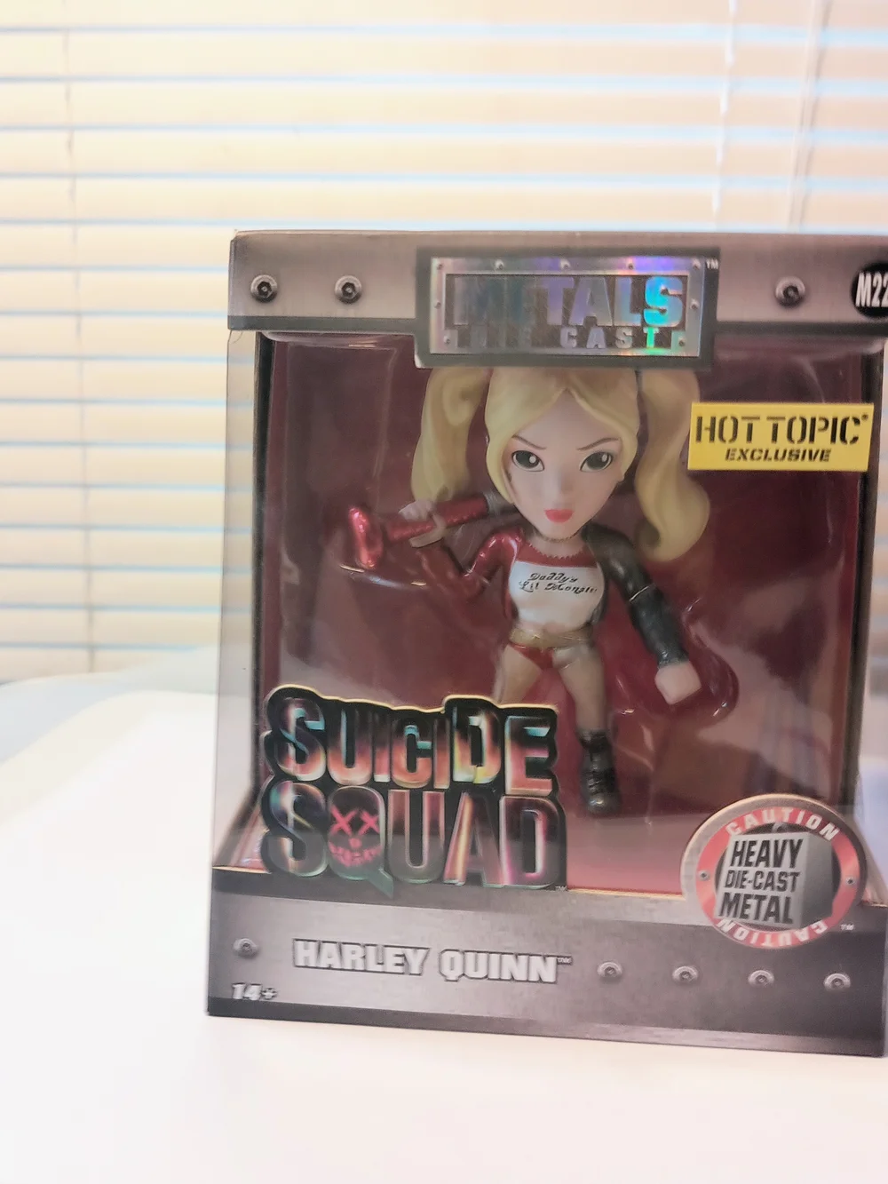 Suicide Squad Harley Quinn Figure - Red/Blonde Diecast Miniature